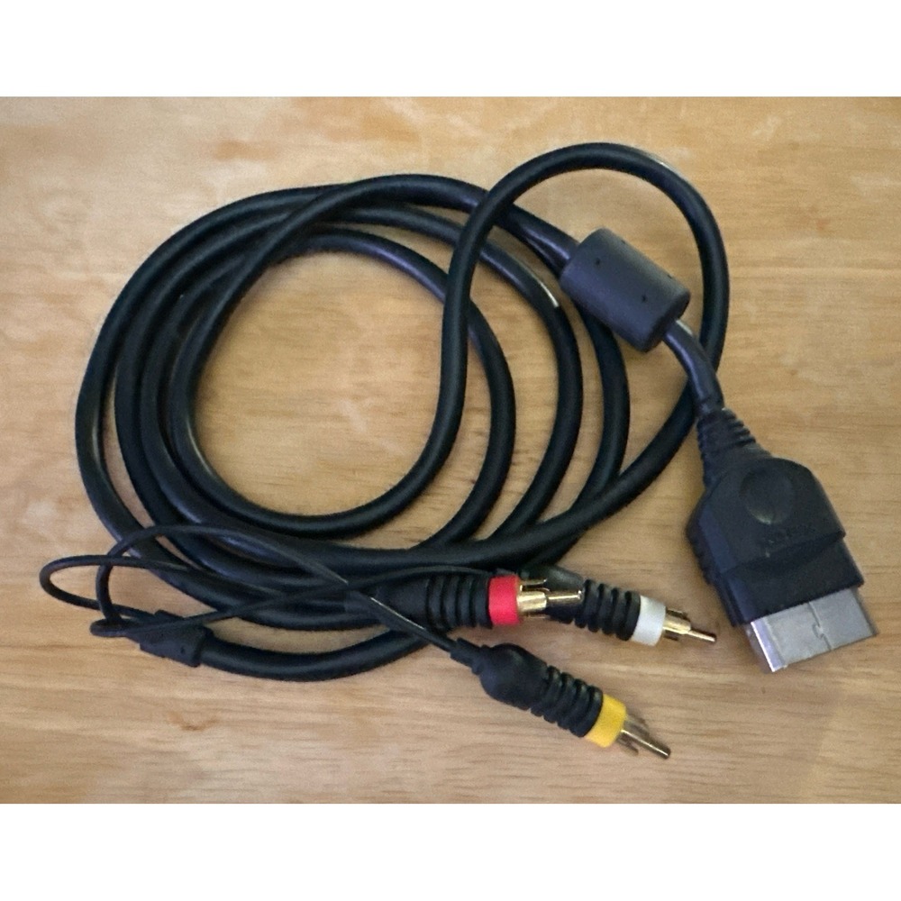 Original Xbox - OEM Authentic Composite AV Audio Video Cable - Tested